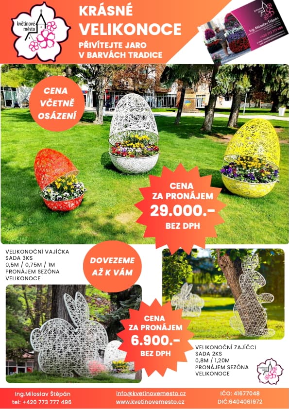 Leták Krásné Velikonoce